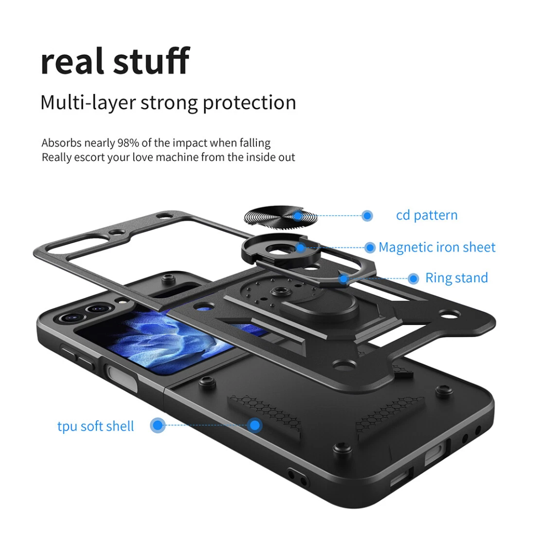 Estuche Case Antichoque Junshi Samsung Galaxy Z Flip7